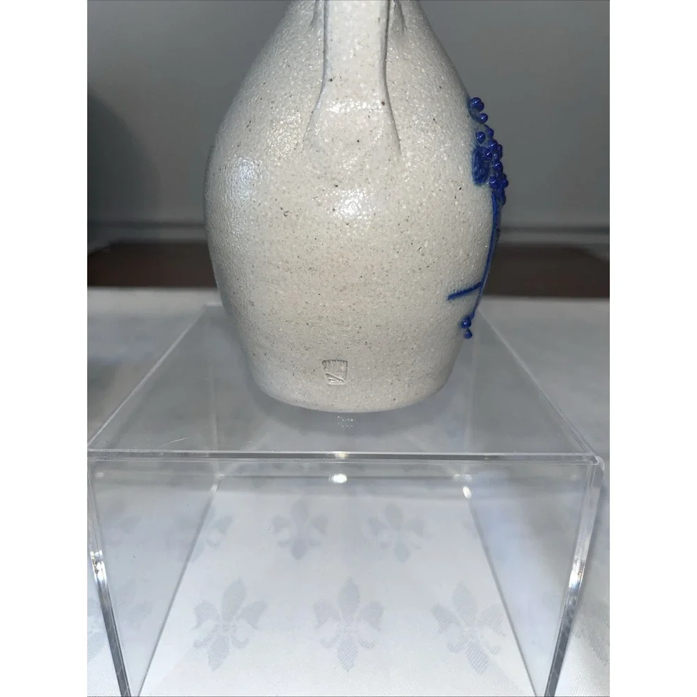 Vintage 2001 Salmon Falls Stoneware 6.5 Blueberry Pitcher - Dave Ernest Mark